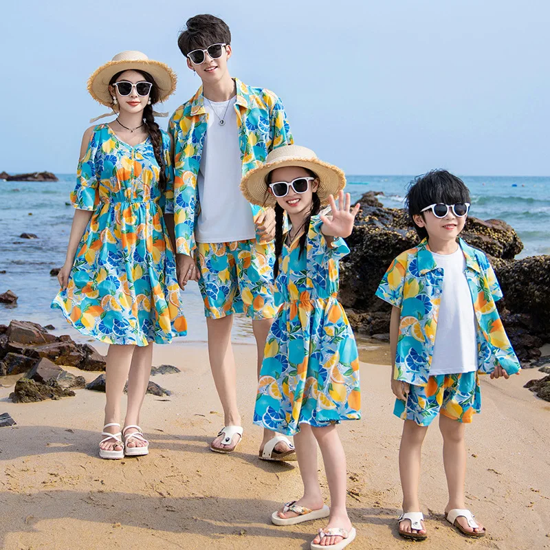 Summer Clothing Looks - ملابس عائلية متطابقة للأم والابنة ،