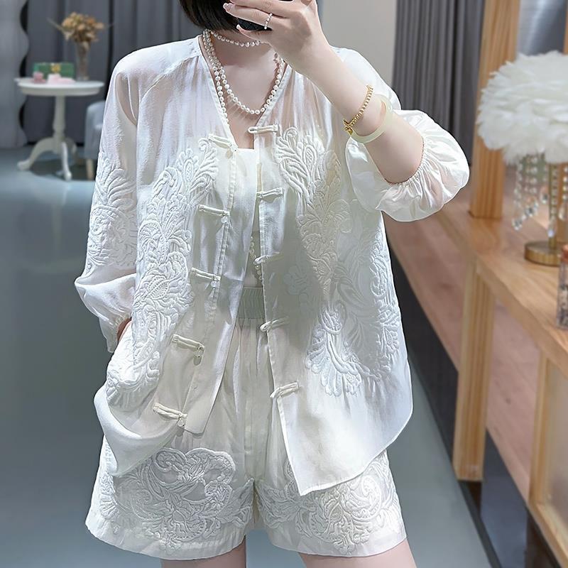 Summer Clothing For 70 Year Old Woman - طقم مطرز بنمط وطني جديد 2026،