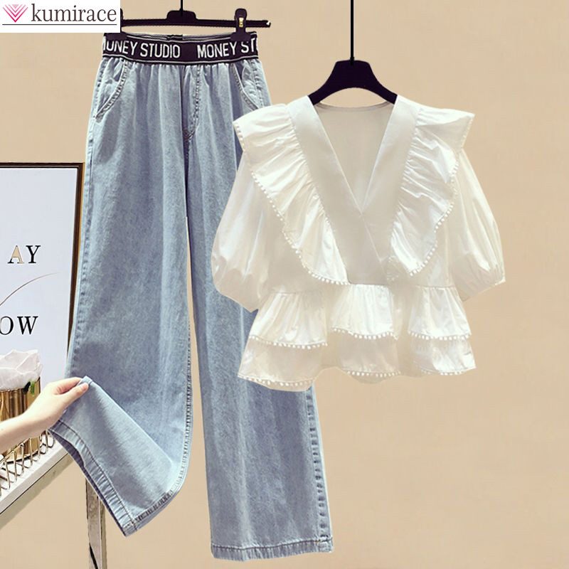 Summer Clothing Old Money - طقم بنطلون نسائي صيفي أنيق قميص
