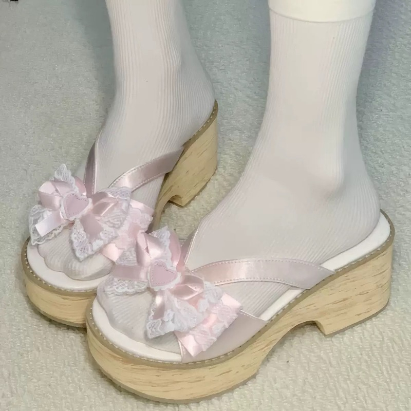 Summer Clothing Ladies - صنادل نسائية صيفية مريحة بكعب عالٍ،