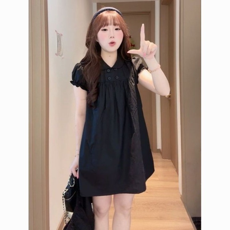 Summer Clothing Looks - فستان نسائي جديد صيفي بياقة دائرية