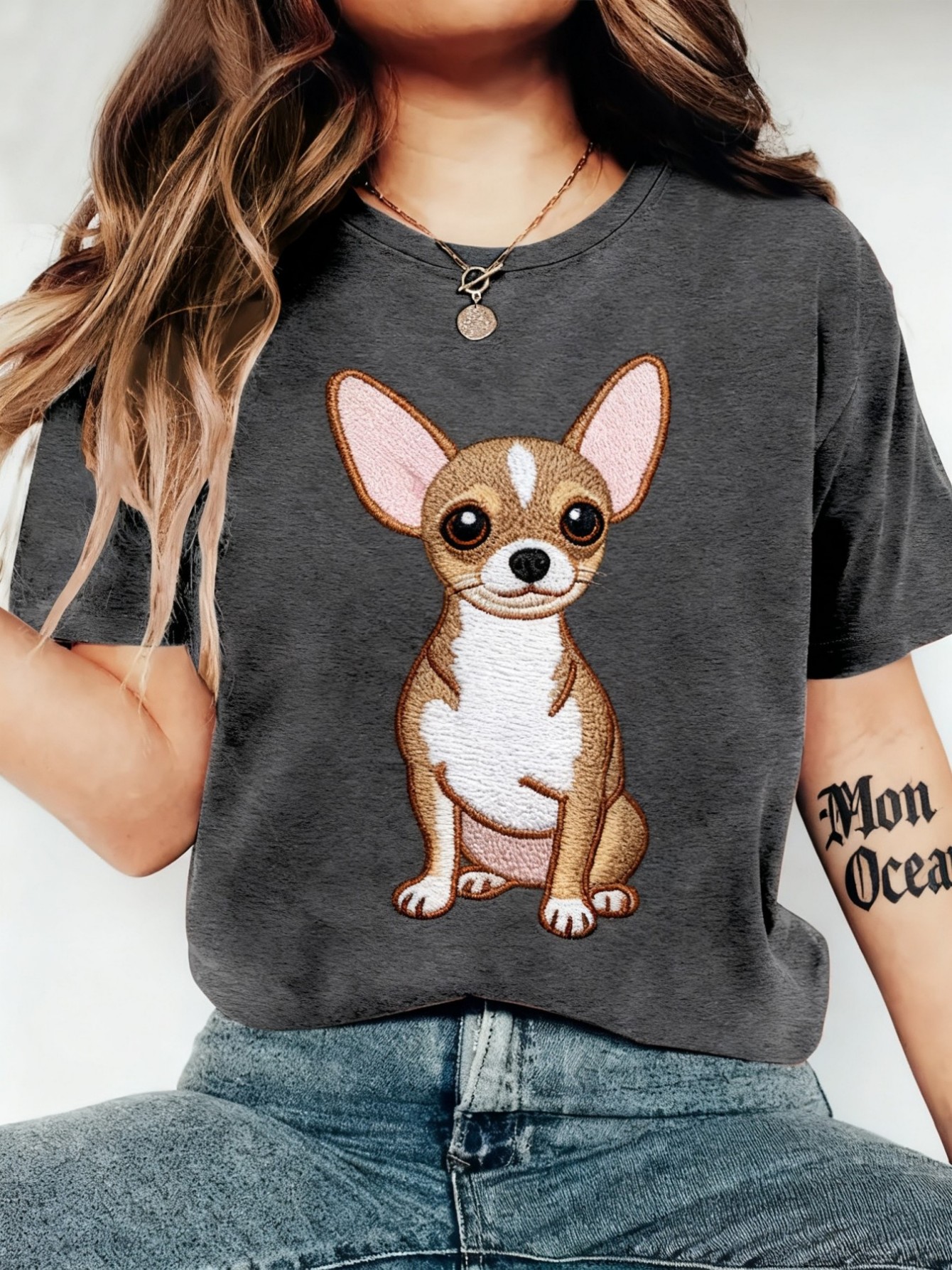 Summer Dog Clothing - تي شيرت نسائي بأكمام قصيرة مقاس