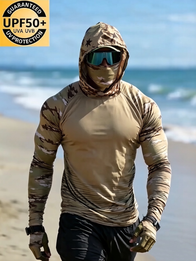 Summer Clothing For A Beach - ملابس رجالية تكتيكية مموهة للحماية من