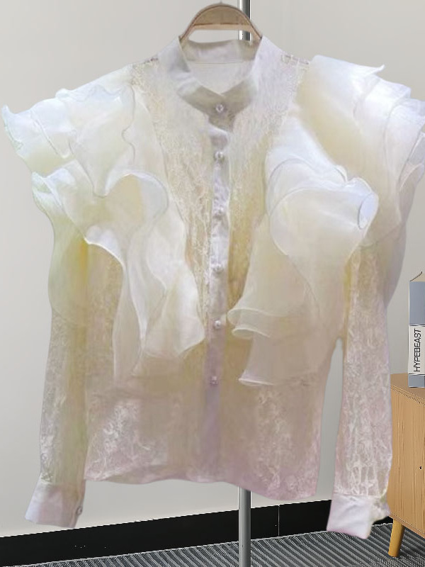قميص دانتيل خيالي للربيع والصي - مراجعة Summer Clothing Old Money وسعره