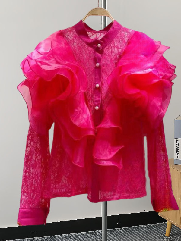 قميص دانتيل خيالي للربيع والصي - مراجعة Summer Clothing Old Money وسعره