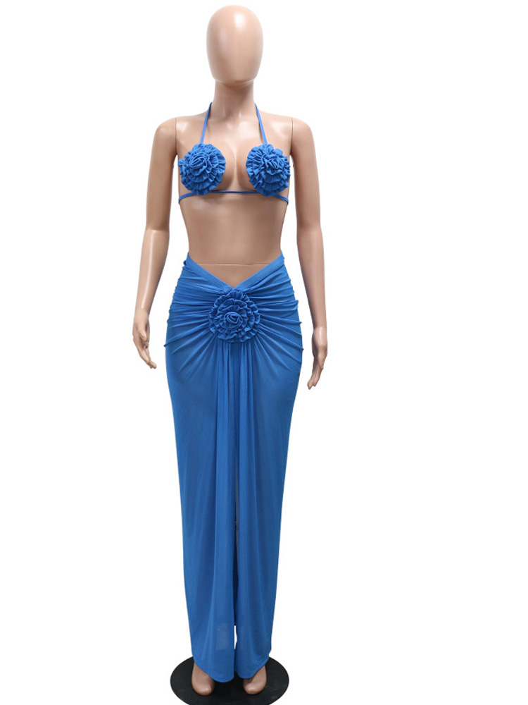 Beyprern المرأة الأزرق الملكي  - مراجعة Swim Cover Up Mesh وسعره