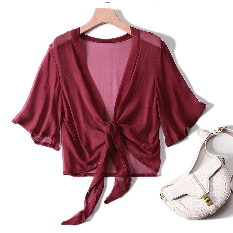 بلوزة SuyaDream حريرية للنساء  - مراجعة Summer Clothing Old Money وسعره