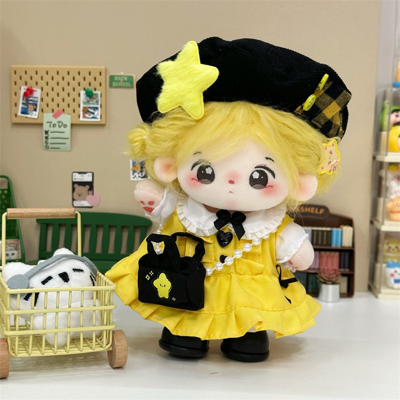 ملابس دمى قطنية بطول 20 سم، طق - مراجعة Yellow Summer Clothing وسعره