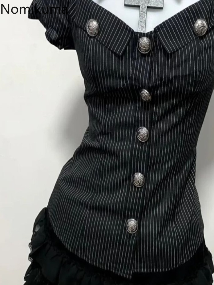 طقم قطعتين نسائي بتصميم قوطي،  - مراجعة Summer Goth Clothing وسعره