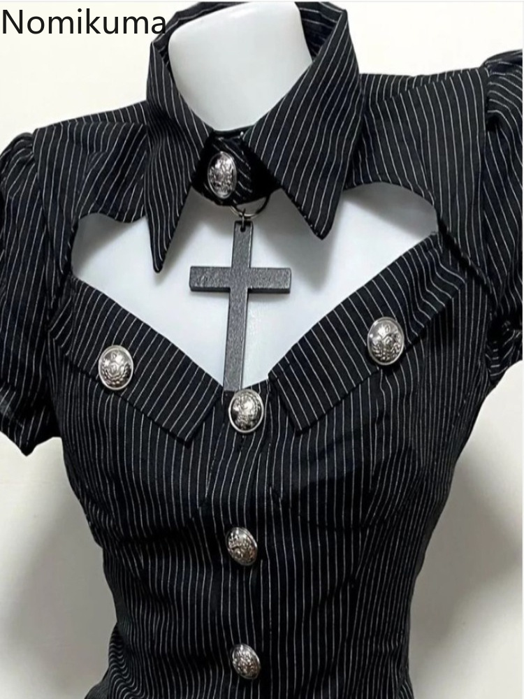 طقم قطعتين نسائي بتصميم قوطي،  - مراجعة Summer Goth Clothing وسعره