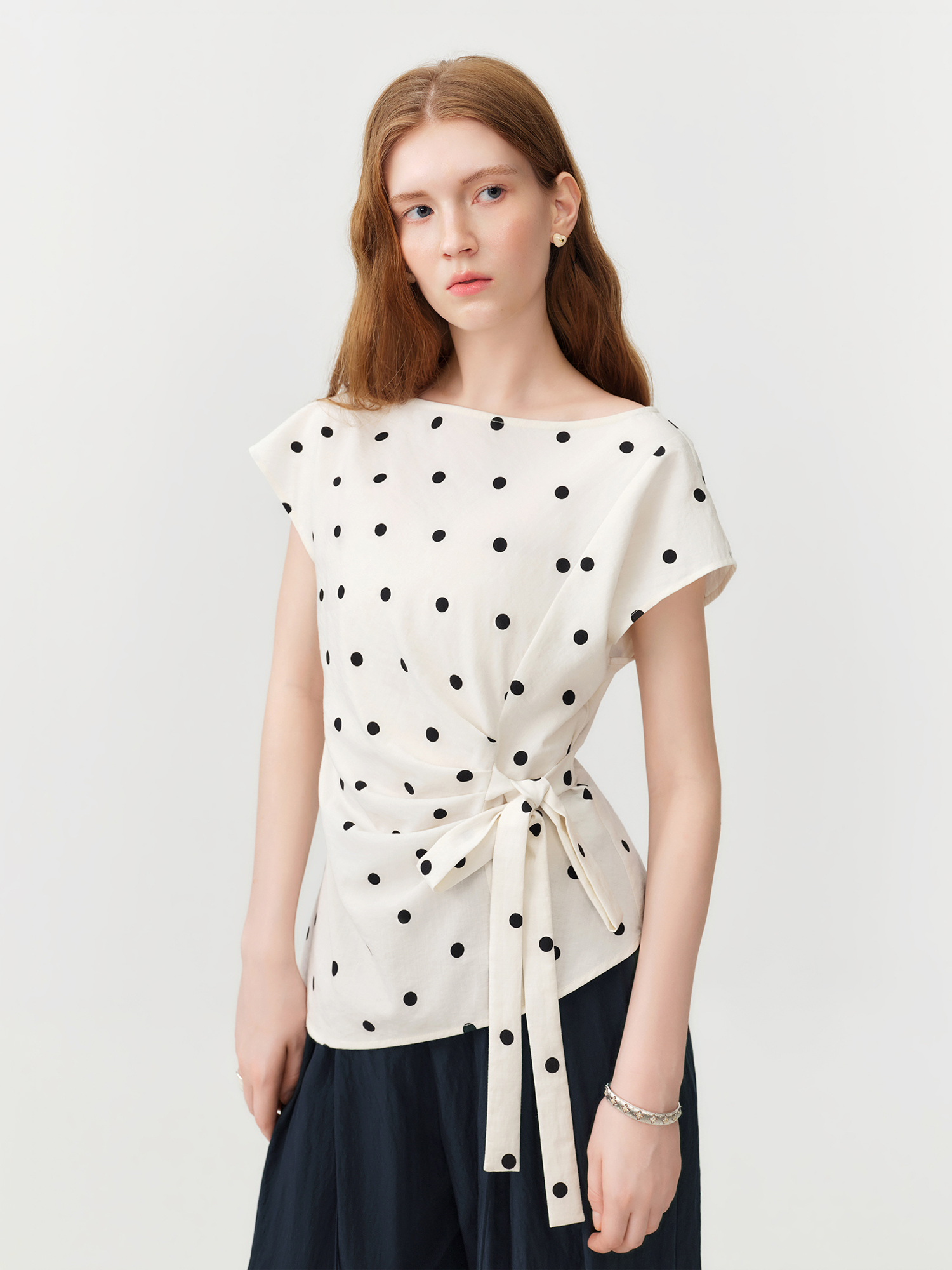 بلوزة نسائية صيفية جديدة 2026  - مراجعة Tie Front Shirt وسعره