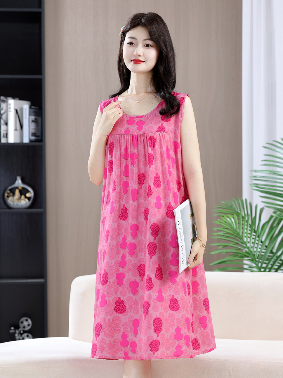 فستان نسائي من القطن والحرير ب - مراجعة Summer Clothing For 60 Year Old Woman وسعره