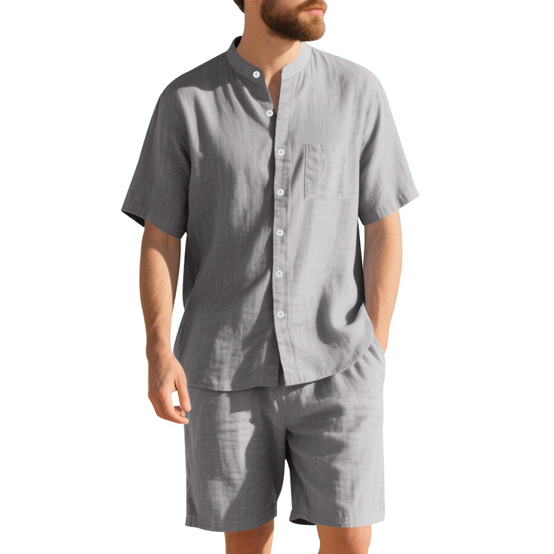 بدلة رجالية صيفية من الكتان بت - مراجعة Summer Clothing For A Beach وسعره