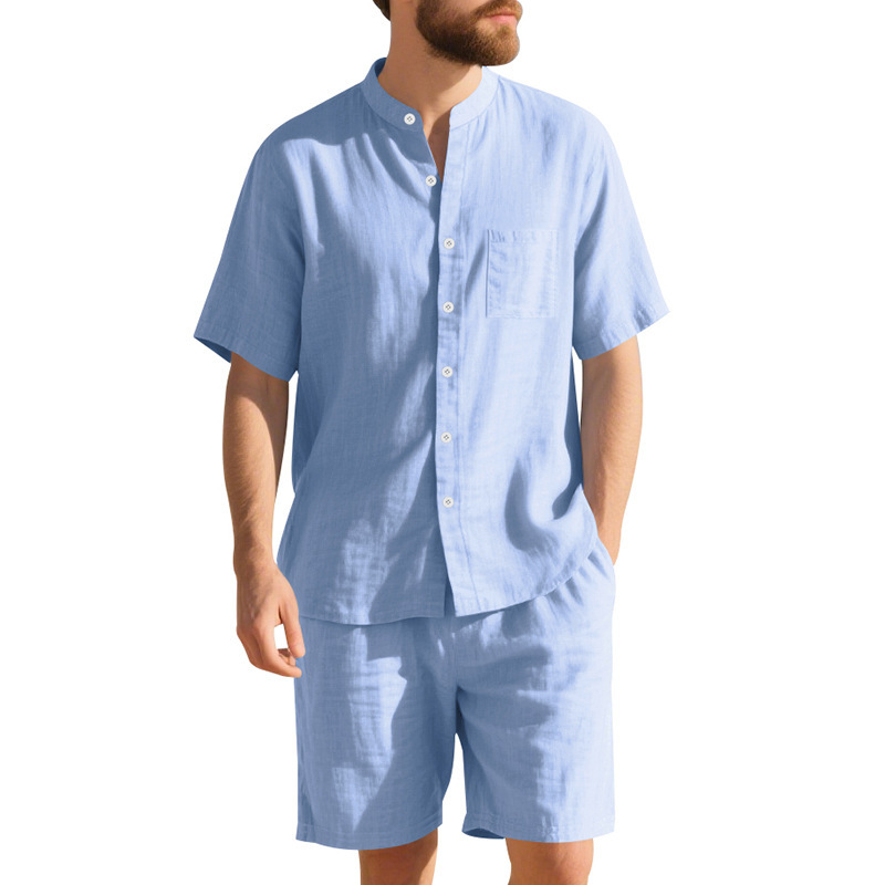بدلة رجالية صيفية من الكتان بت - مراجعة Summer Clothing For A Beach وسعره