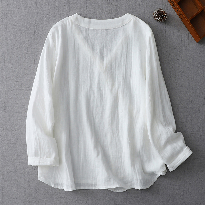 قميص كيمونو نسائي بياقة على شك - مراجعة Tie Front Shirt وسعره