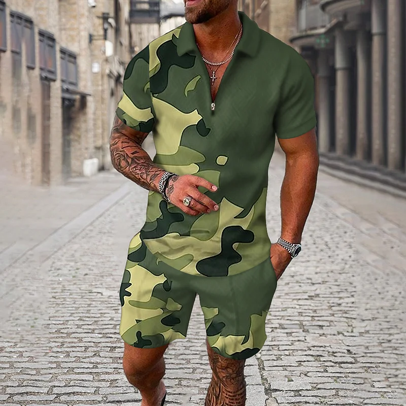 طقم رياضي صيفي للرجال من قطعتي - مراجعة Summer Clothing For A Beach وسعره
