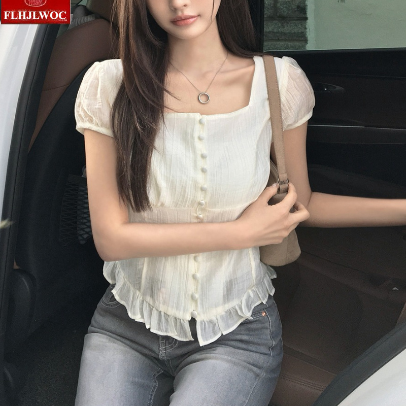 بلوزات قصيرة برباط وفيونكة، قم - مراجعة Tie Front Shirt وسعره