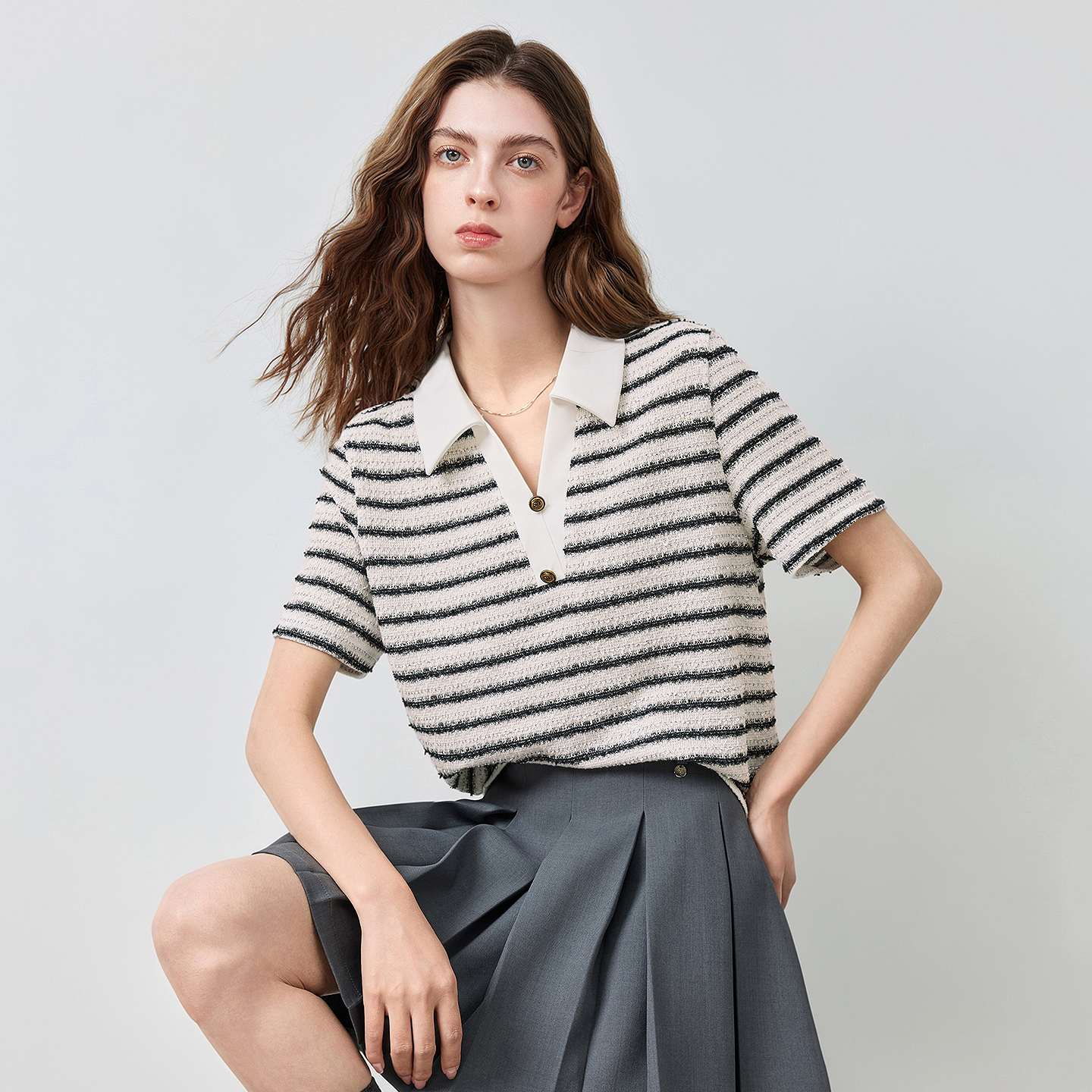تي شيرت بولو نسائي من TOYOUTH  - مراجعة Summer Clothing Old Money وسعره