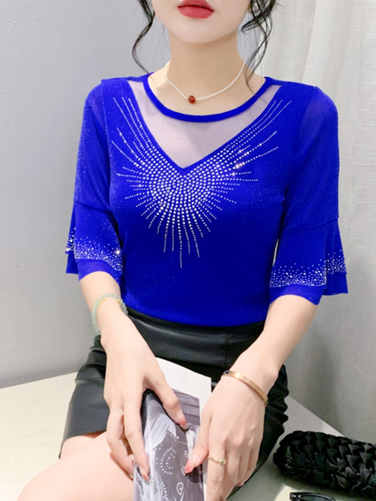 تي شيرت نسائي صيفي عصري بتصميم - مراجعة Summer Clothing Old Money وسعره