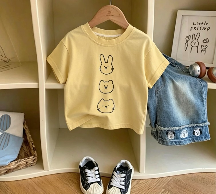 تي شيرت للأطفال الصغار من الجن - مراجعة Summer Clothing Drawing For Kids وسعره
