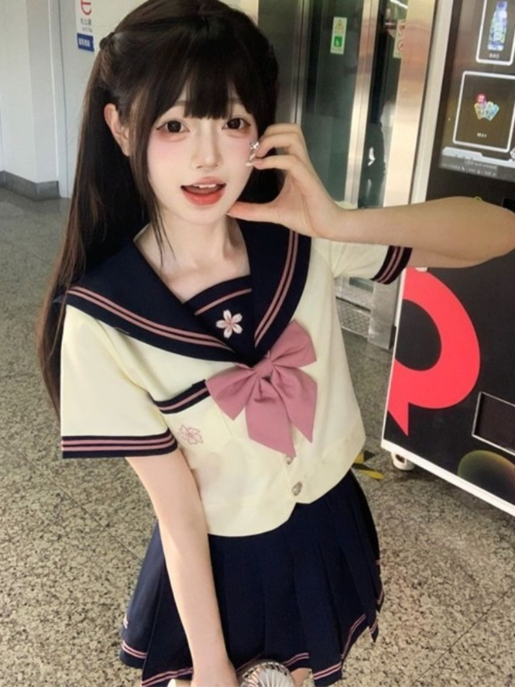 Y2k اليابانية Kawaii 2 قطعة تن - مراجعة Summer Clothing Juniors وسعره