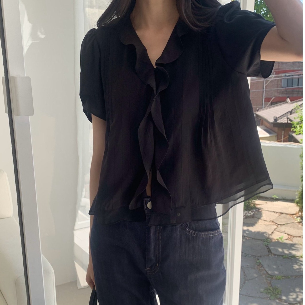 بلوزة صيفية على الطراز الكوري  - مراجعة Summer Clothing Old Money وسعره