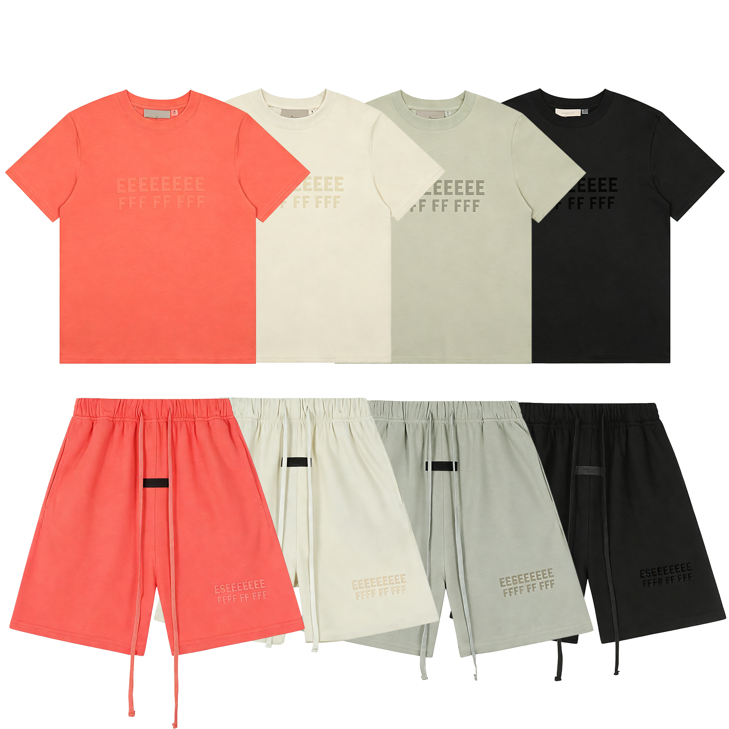 طقم كلاسيكي بطباعة خطين من الع - مراجعة Summer Clothing Guys وسعره