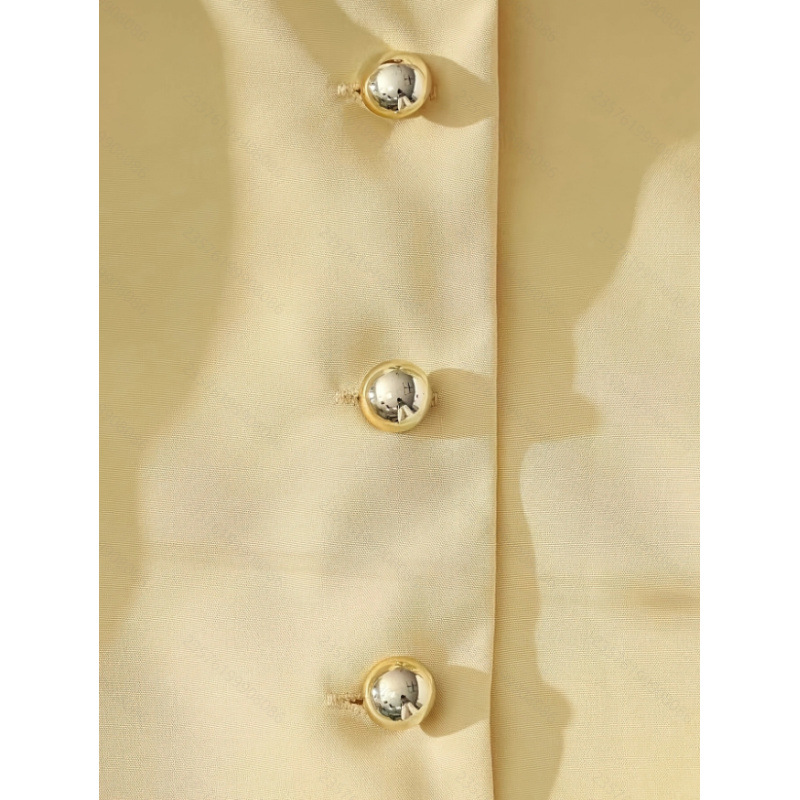 صدرية نسائية أنيقة للمكتب بدون - مراجعة Yellow Summer Clothing وسعره