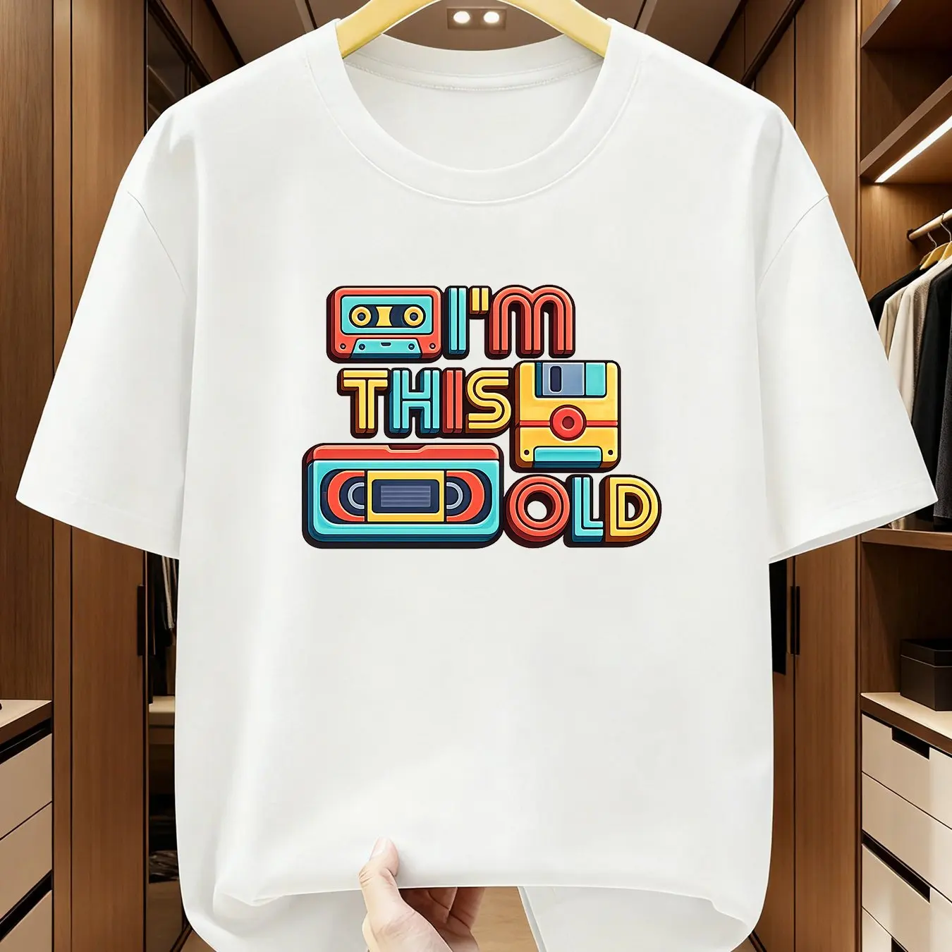 تي شيرت صيفي قطني خالص للرجال  - مراجعة Summer Clothing Old Money وسعره