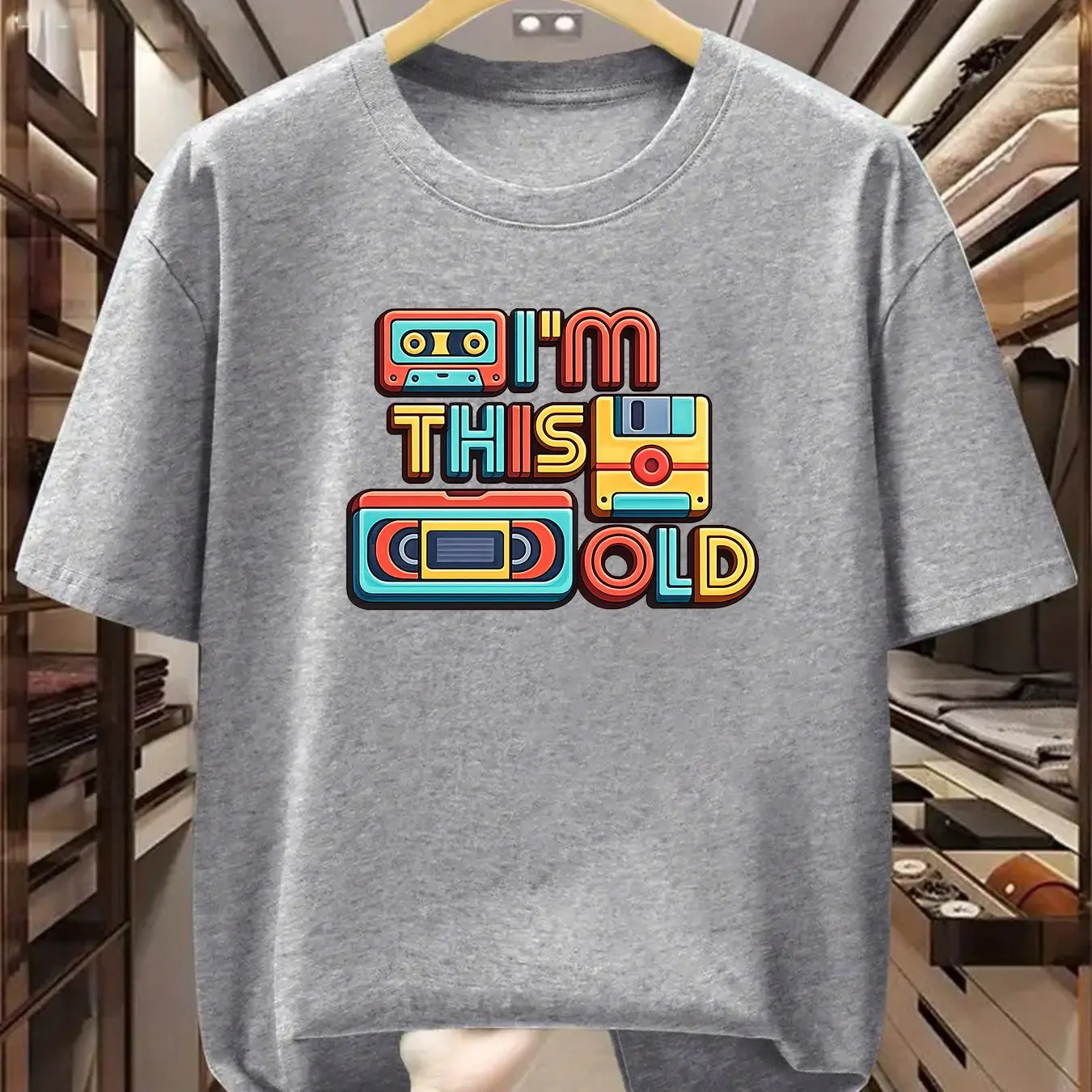تي شيرت صيفي قطني خالص للرجال  - مراجعة Summer Clothing Old Money وسعره