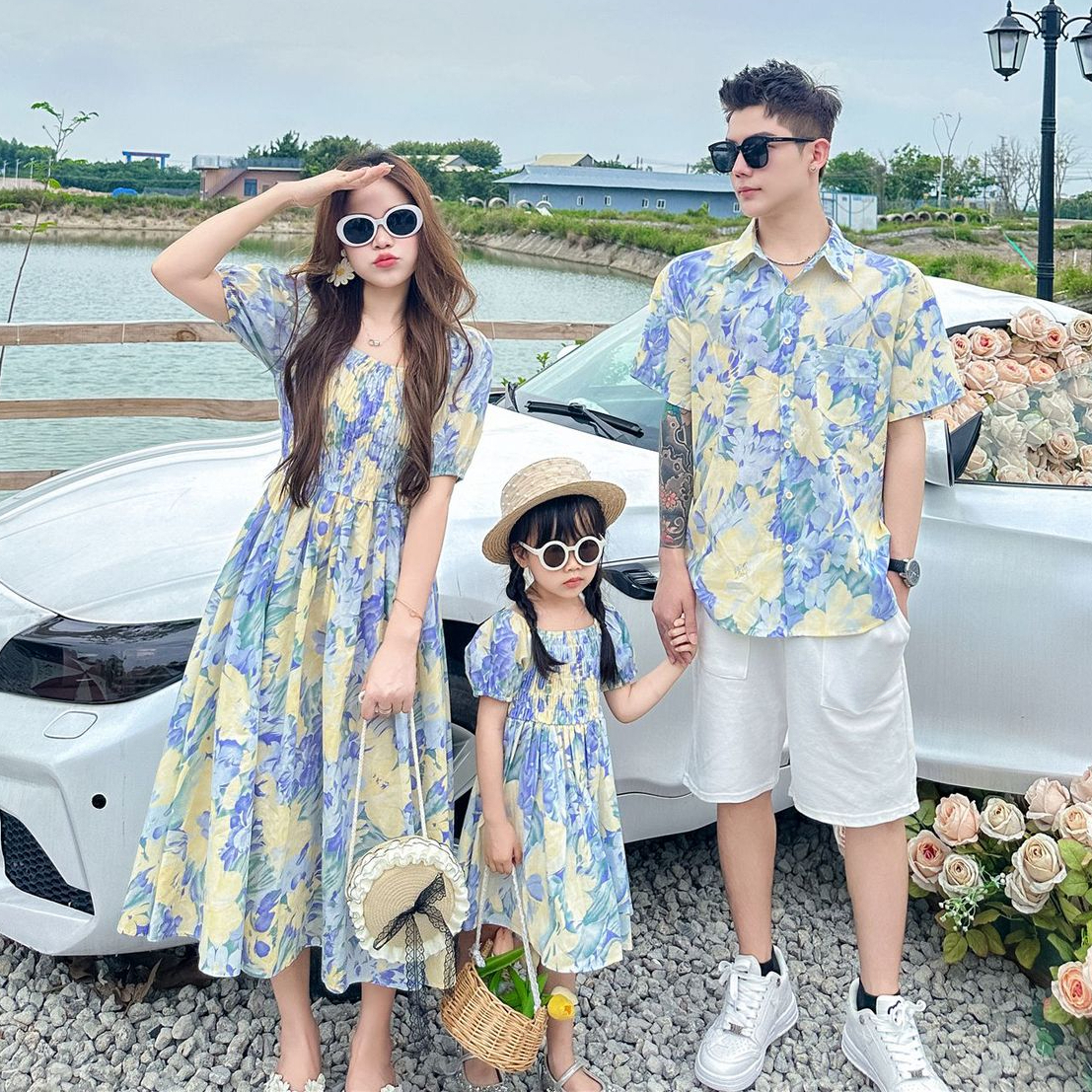 عطلة نظرة الأسرة مطابقة الملاب - مراجعة Summer Clothing Looks وسعره
