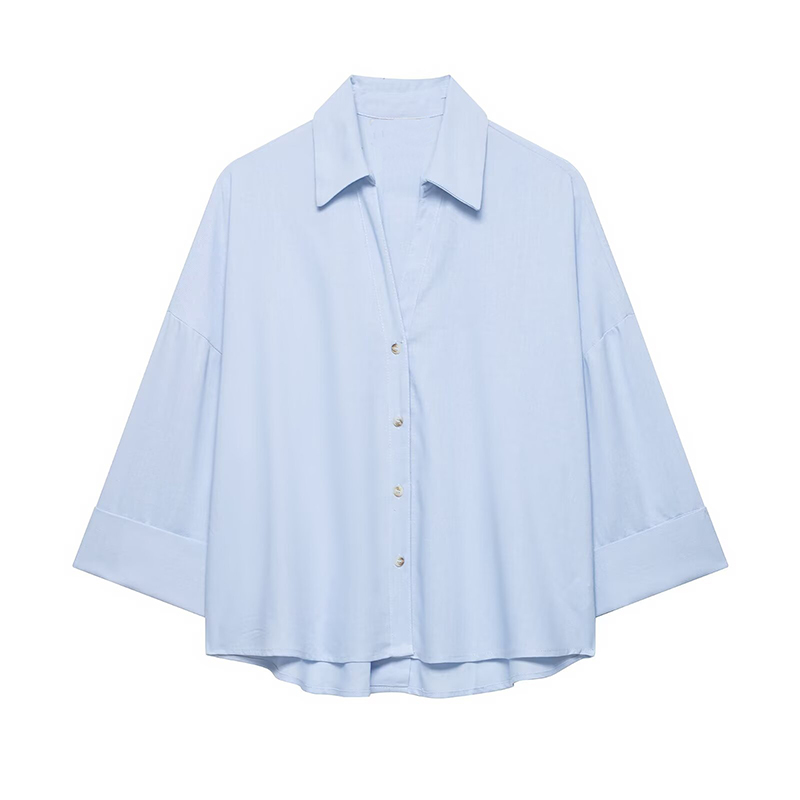 قمصان نسائية عصرية فضفاضة غير  - مراجعة Tie Front Shirt وسعره