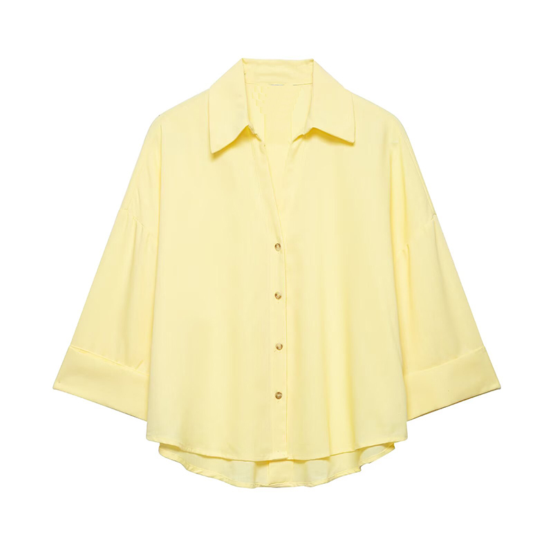 قمصان نسائية عصرية فضفاضة غير  - مراجعة Tie Front Shirt وسعره