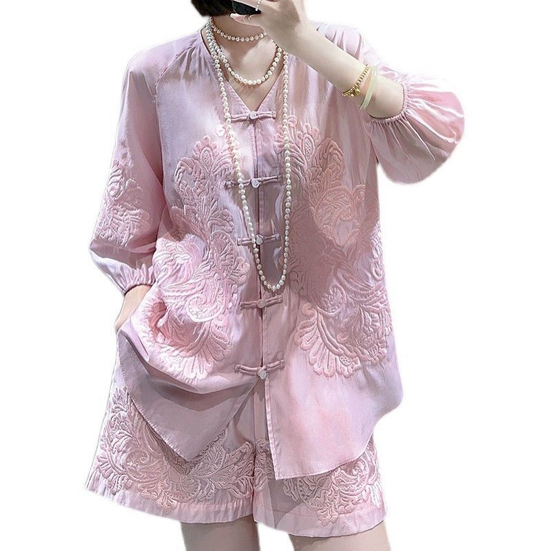 طقم مطرز بنمط وطني جديد 2026،  - مراجعة Summer Clothing For 70 Year Old Woman وسعره