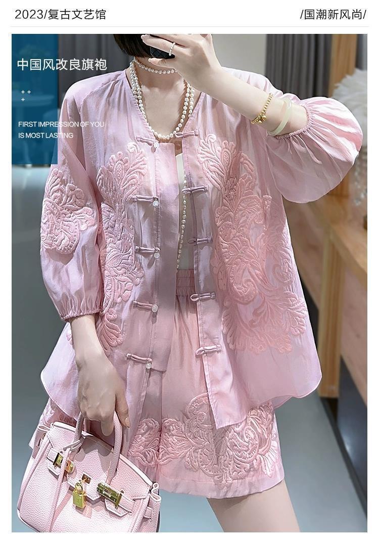 طقم مطرز بنمط وطني جديد 2026،  - مراجعة Summer Clothing For 70 Year Old Woman وسعره