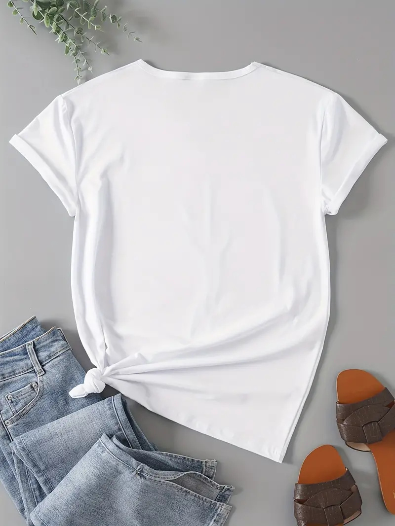 تي شيرت بتصميم زهري مطبوع عليه - مراجعة Summer Clothing In Spanish وسعره