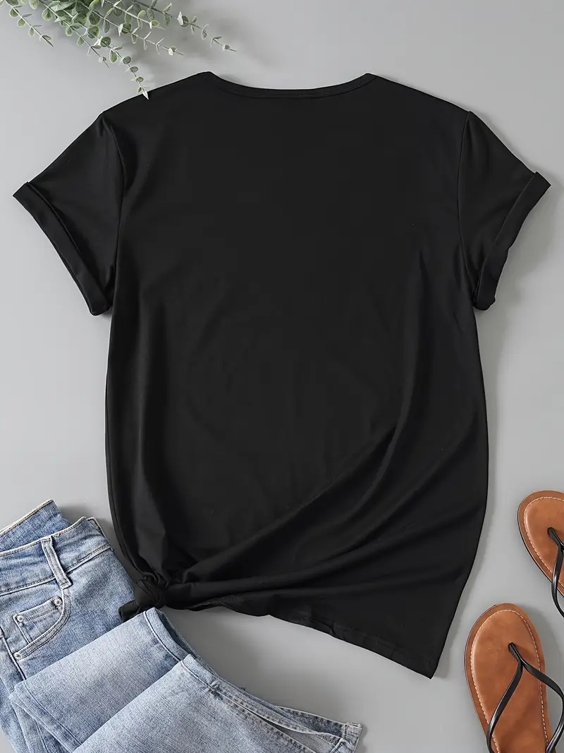 تي شيرت بتصميم زهري مطبوع عليه - مراجعة Summer Clothing In Spanish وسعره