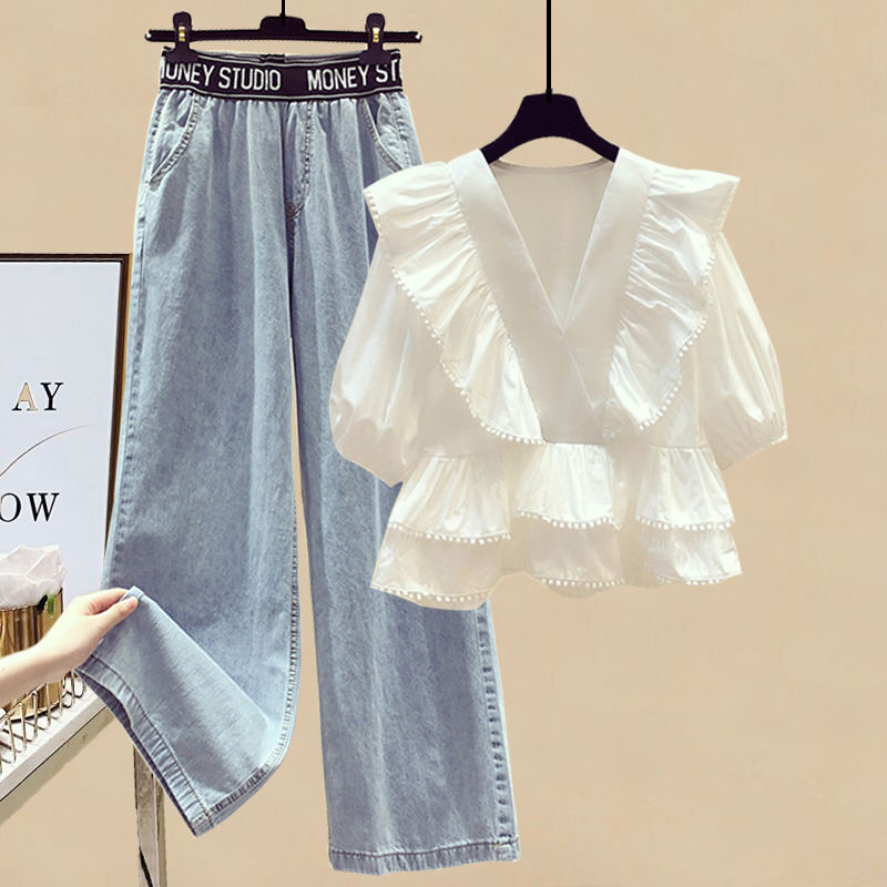 طقم بنطلون نسائي صيفي أنيق قمي - مراجعة Summer Clothing Old Money وسعره