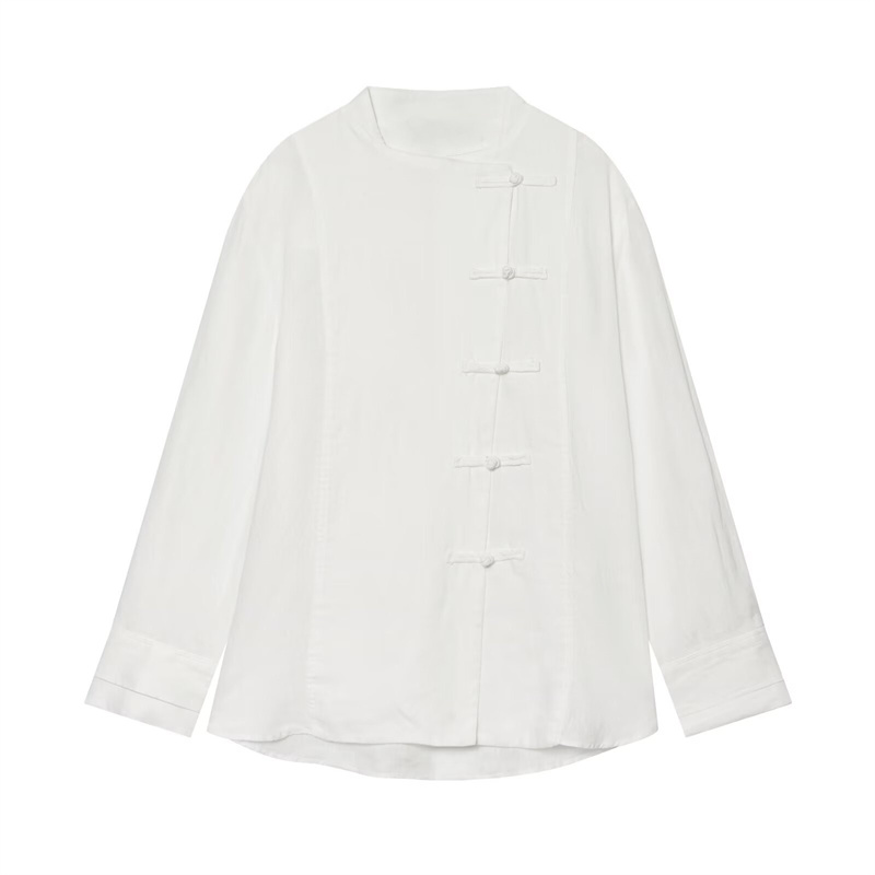 قميص نسائي صيفي جديد 2026 أبيض - مراجعة Tie Front Shirt وسعره