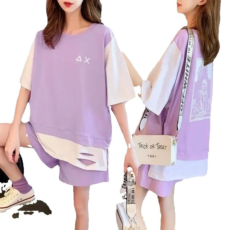 المرأة عادية حجم كبير 2 قطعتين - مراجعة Summer Clothing Juniors وسعره