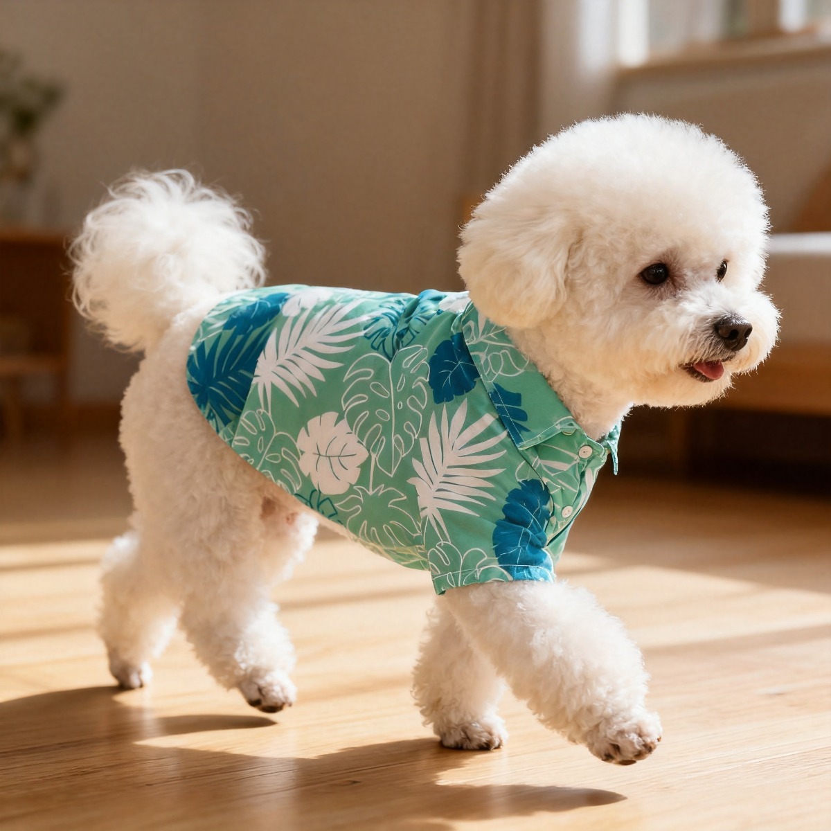 قميص للقطط بنقشة الزهور، خفيف  - مراجعة Summer Dog Clothing وسعره