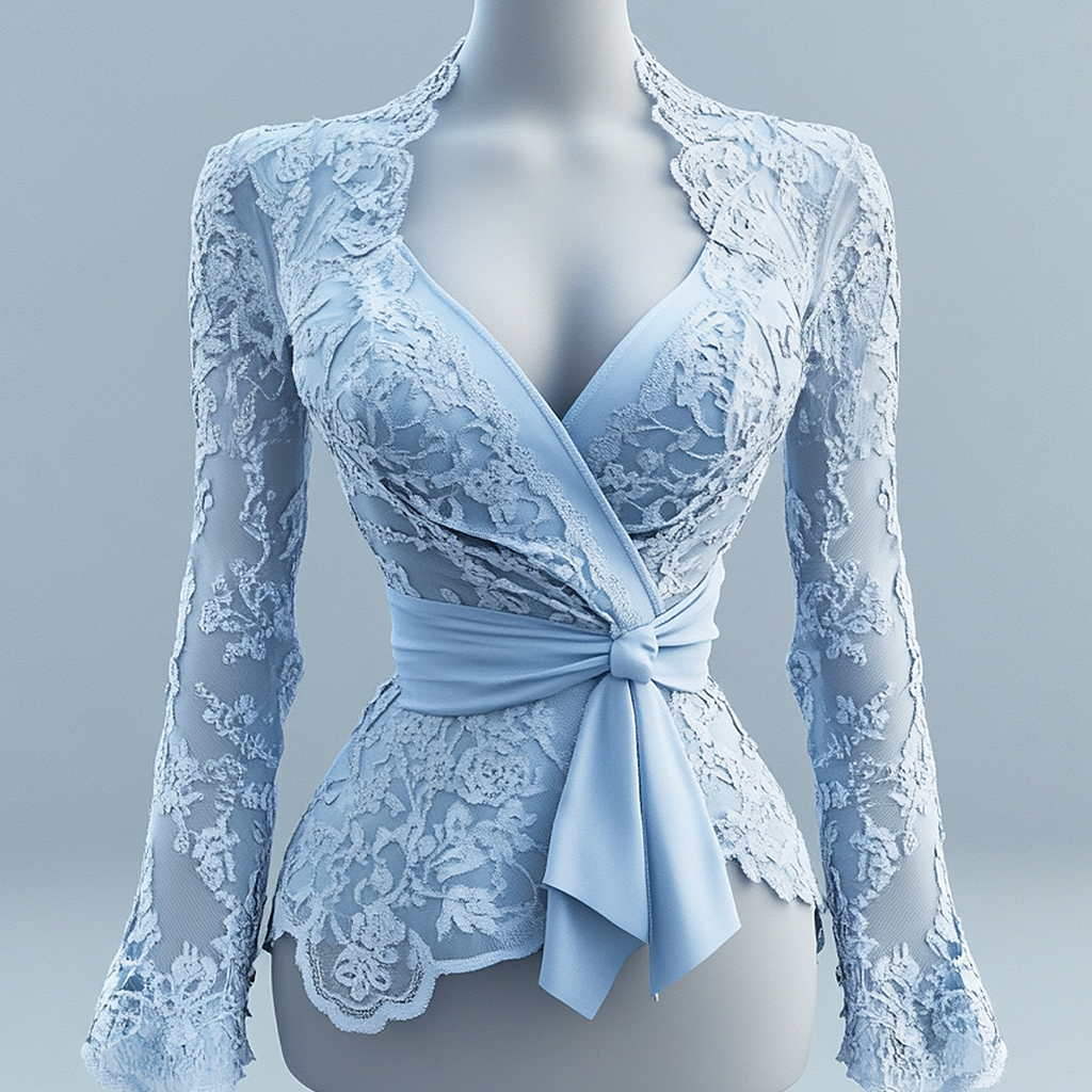 مثير الدانتيل التفاف الخامس ال - مراجعة Tie Front Shirt وسعره