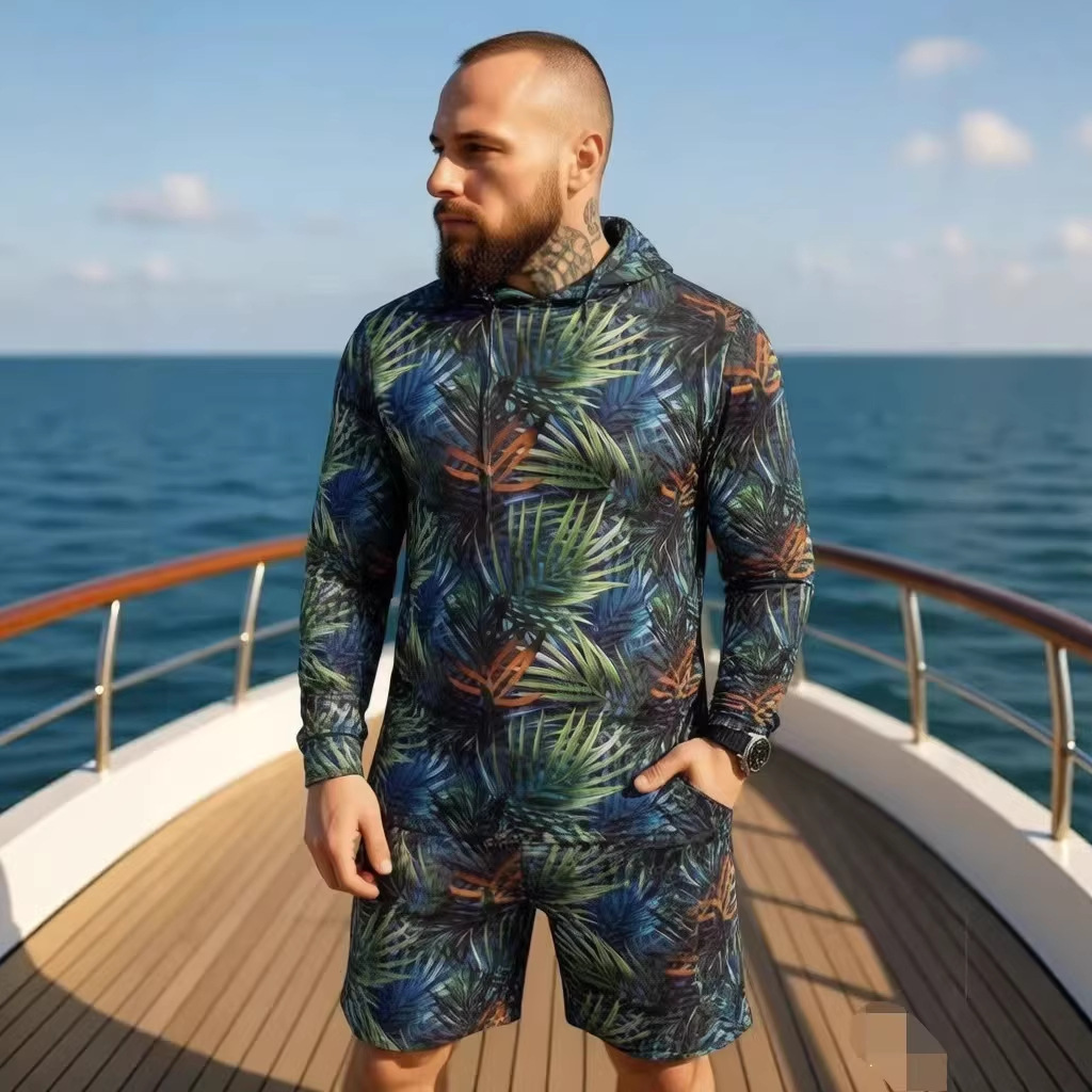 طقم صيفي جديد 2026 بطبعة مموهة - مراجعة Summer Clothing Guys وسعره