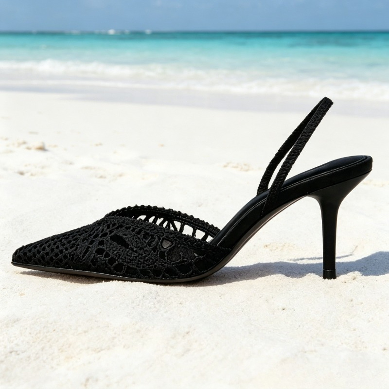 أحذية نسائية أنيقة بكعب عالٍ ب - مراجعة Summer Clothing Ladies وسعره