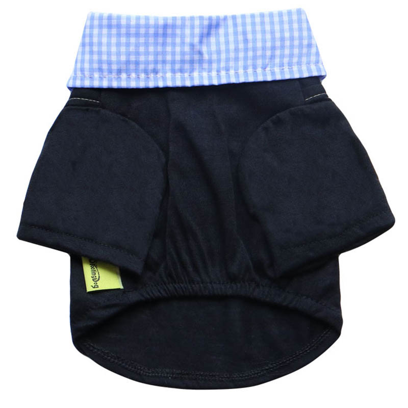 منقوشة الكلب قميص وهمية قطعتين - مراجعة Summer Dog Clothing وسعره
