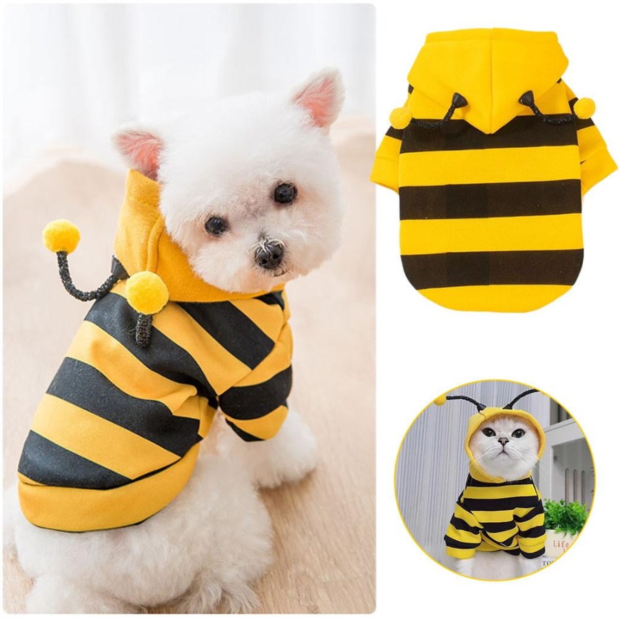 ملابس للقطط مصنوعة من البوليست - مراجعة Yellow Summer Clothing وسعره