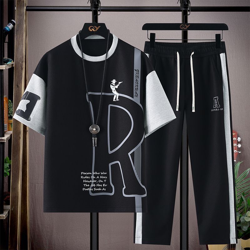 طقم رياضي صيفي عصري للرجال مكو - مراجعة Summer Clothing Men Fashion وسعره
