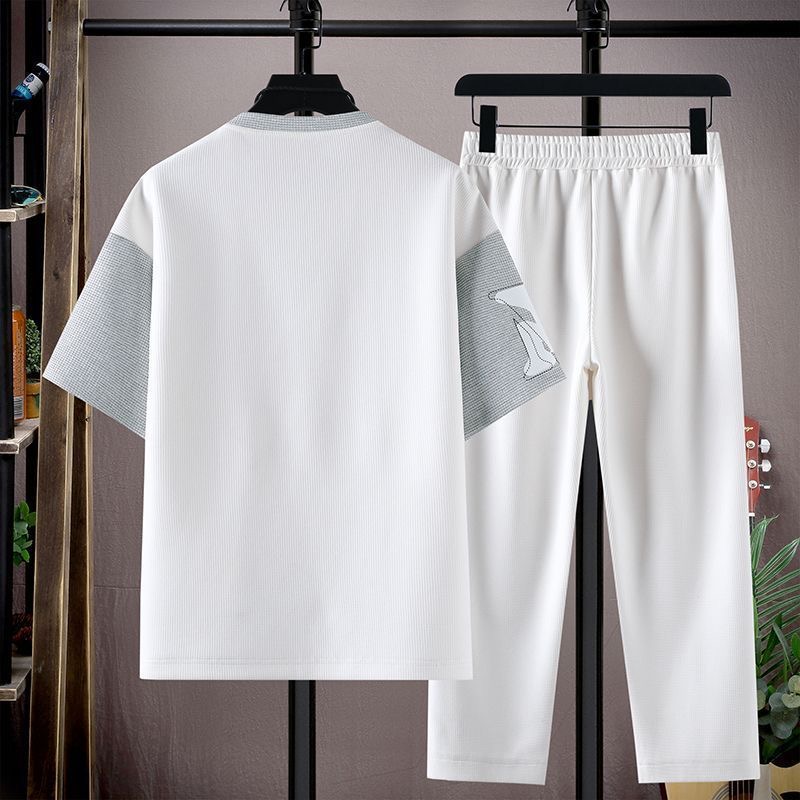 طقم رياضي صيفي عصري للرجال مكو - مراجعة Summer Clothing Men Fashion وسعره
