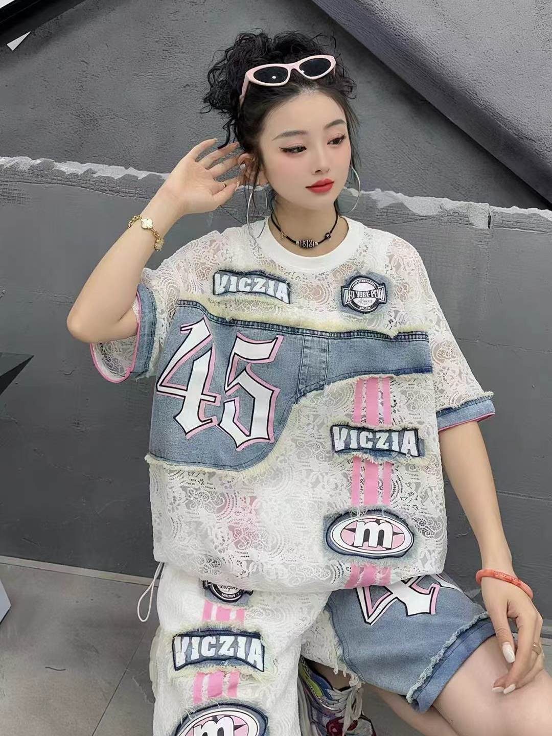 بلوزة نسائية كاجوال بمظهر الدن - مراجعة Summer Clothing Looks وسعره