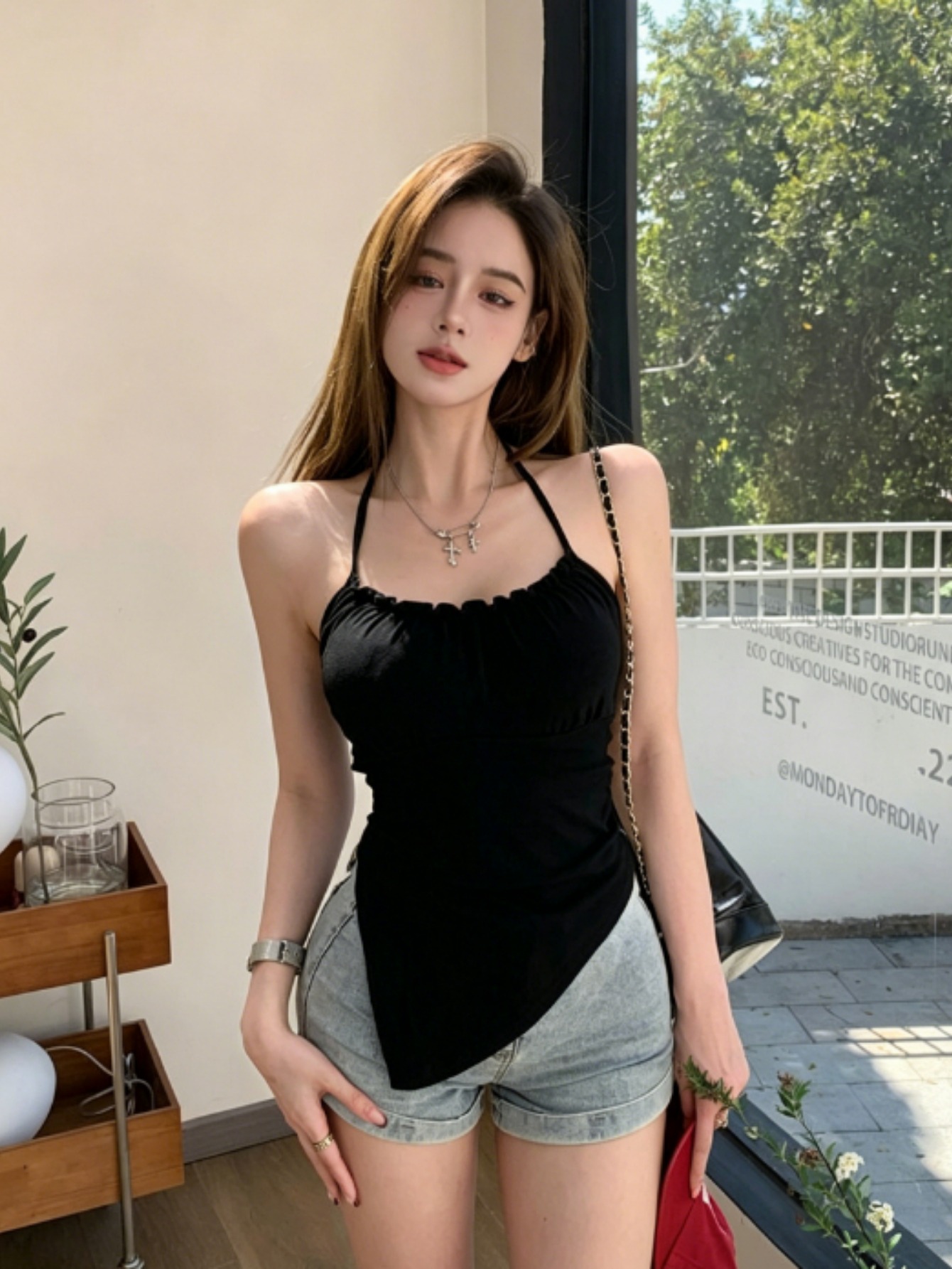 توب نسائي صيفي مثير بدون أكمام - مراجعة Summer Clothing Pinterest وسعره